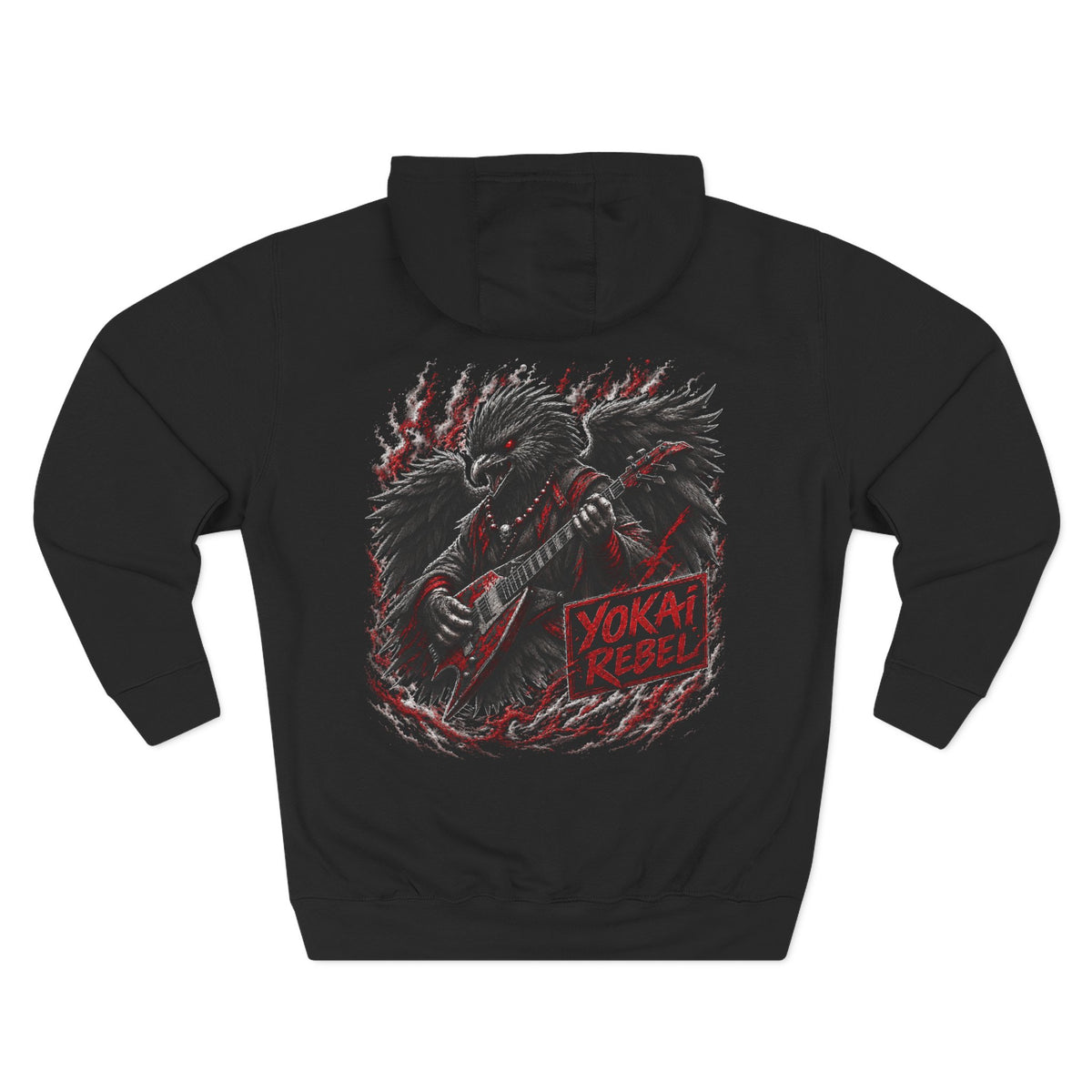 Yokai Rebel Hoodie — Karasu the Crow