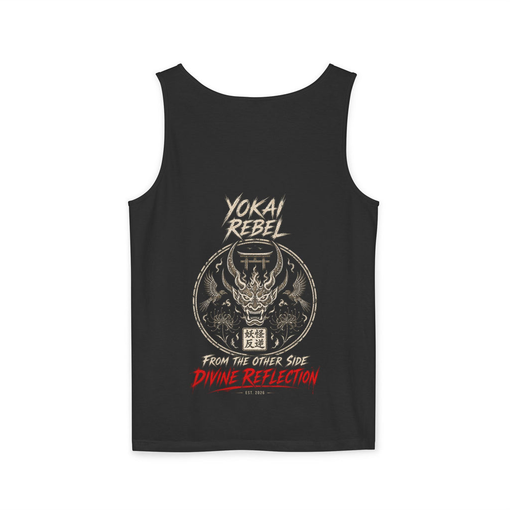 Yokai Rebel Tank Top - Shiro Kitsune, White Fox