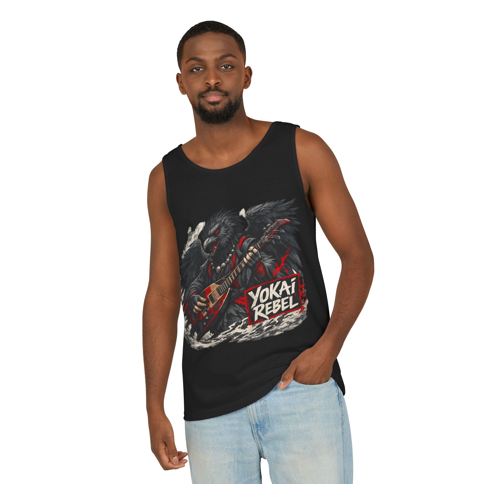 Yokai Rebel Tank Top - Karasu, the Crow