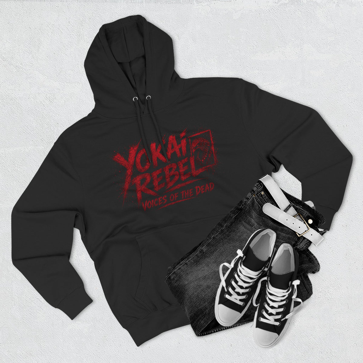 Yokai Rebel Hoodie — Karasu the Crow