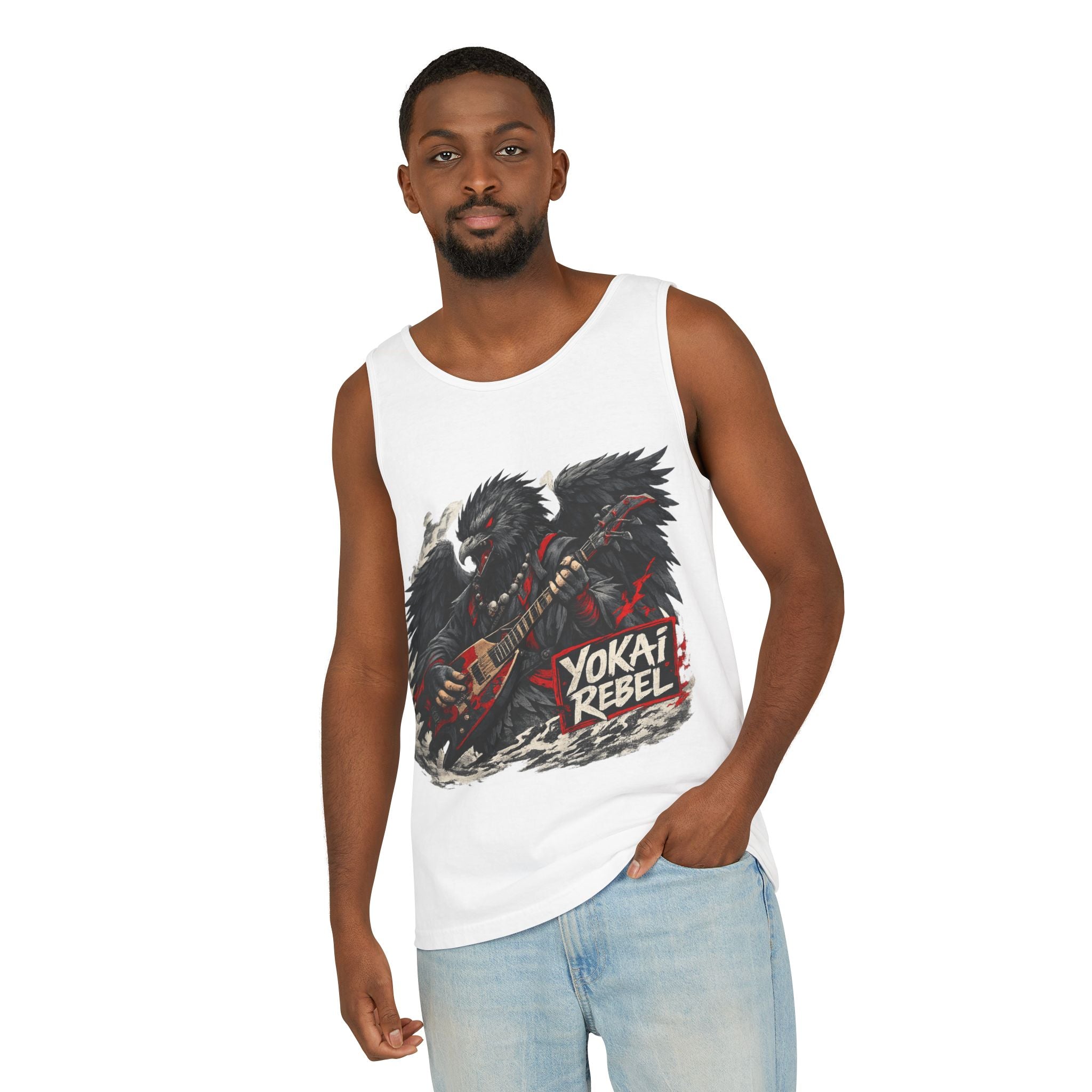 Yokai Rebel Tank Top - Karasu, the Crow
