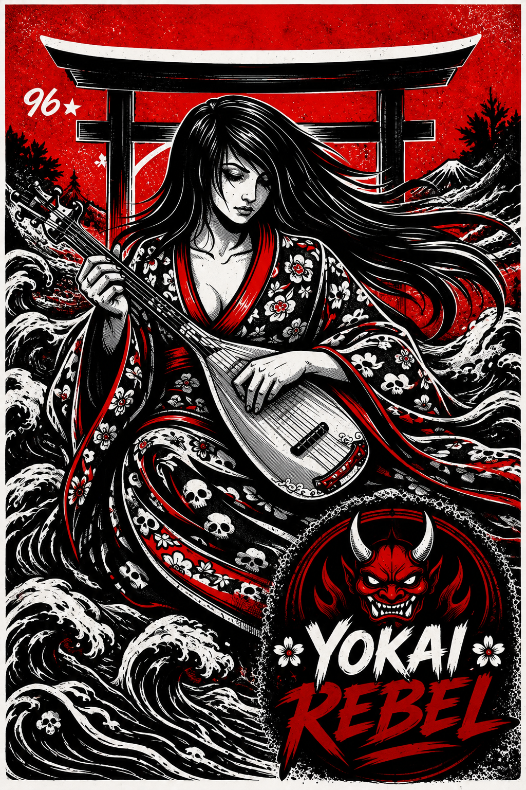 Yokai Rebel - Red Geisha