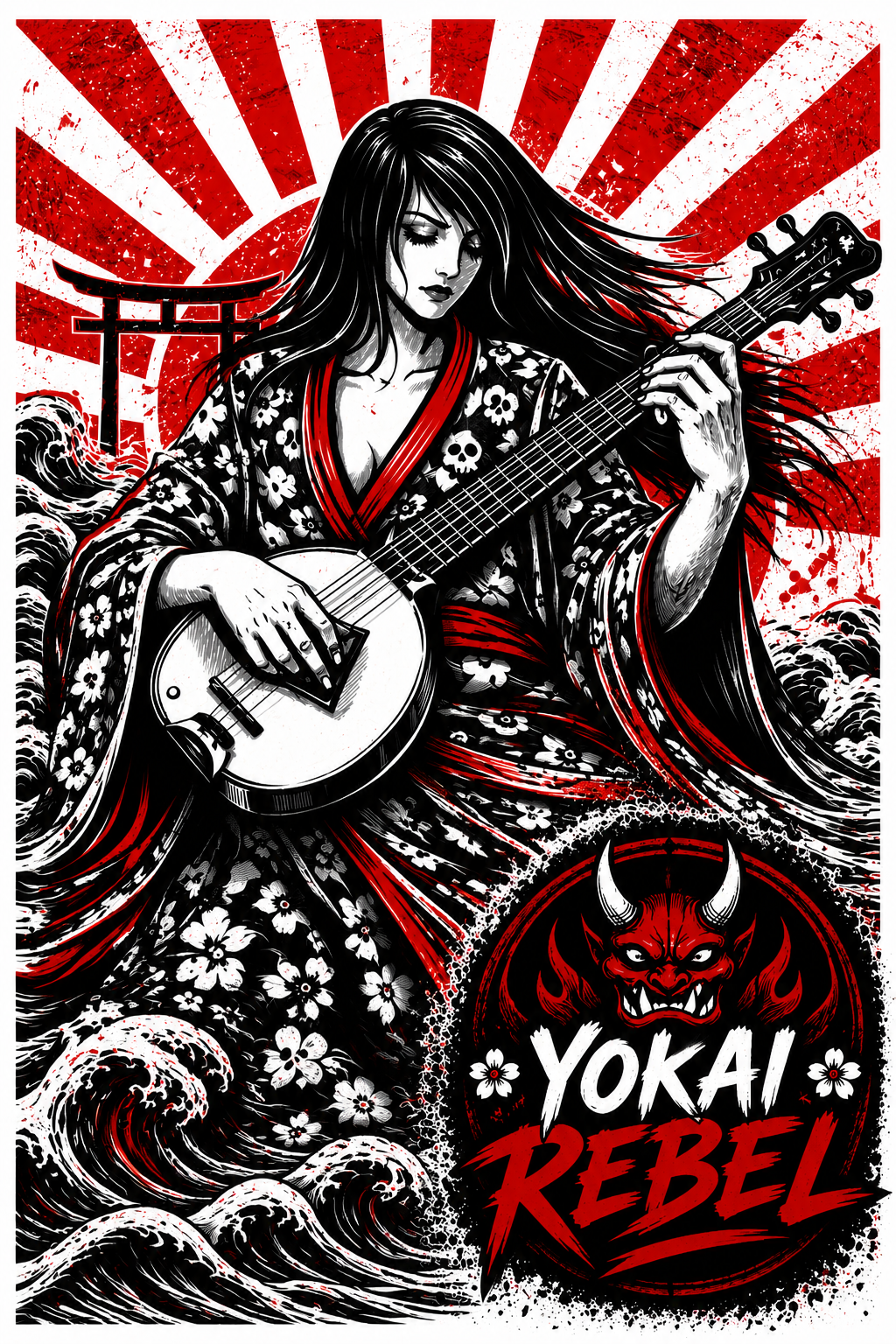 Yokai Rebel - Red Geisha