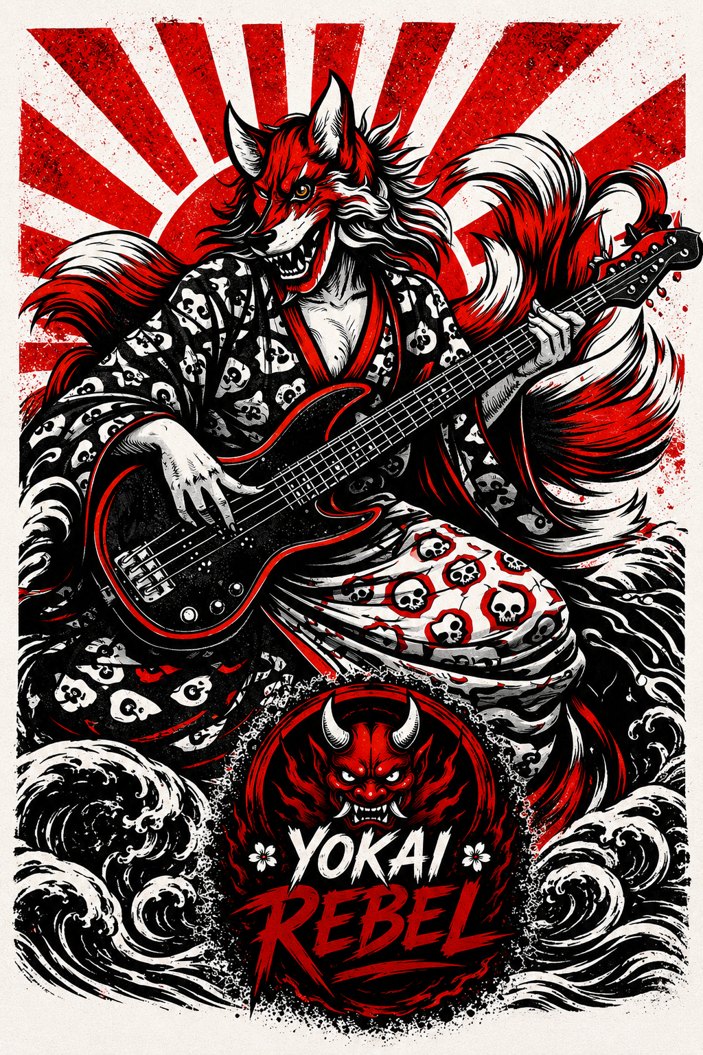 Yokai Rebel - Akai Kitsune, Red Fox