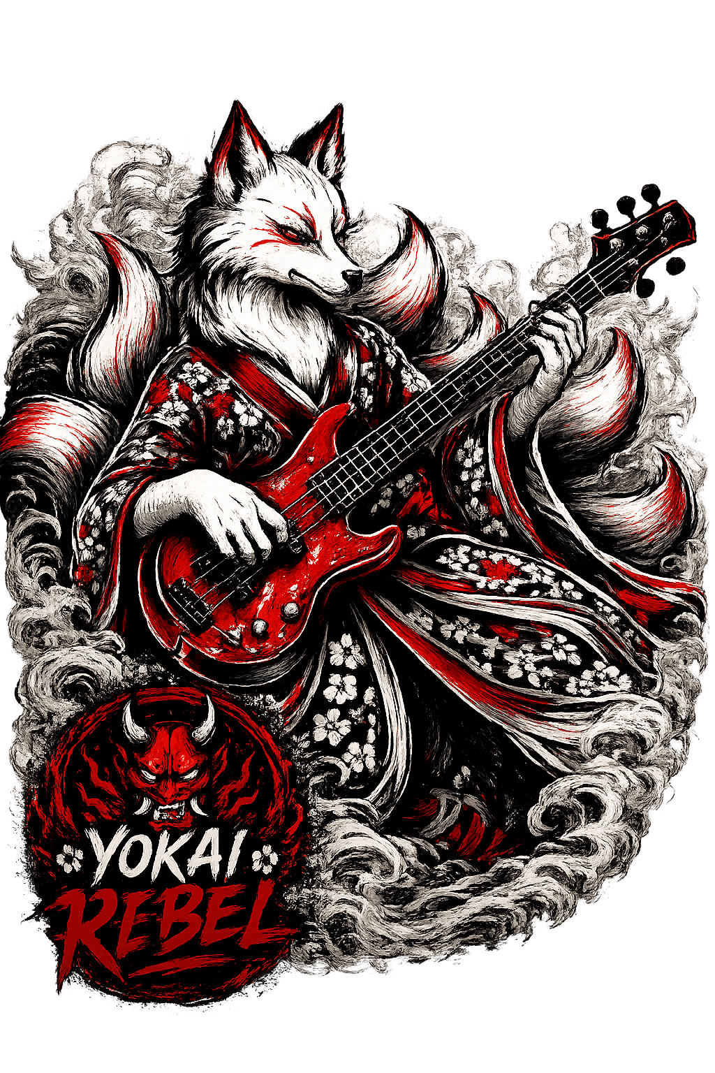 Yokai Rebel - Shiro Kitsune, White Fox