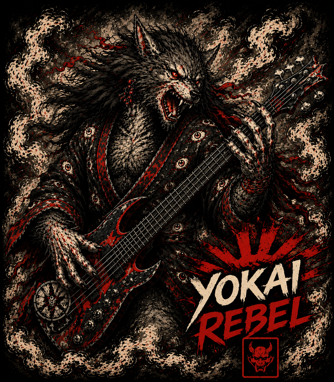 Yokai Rebel Tank Top - Okami, the Wolf