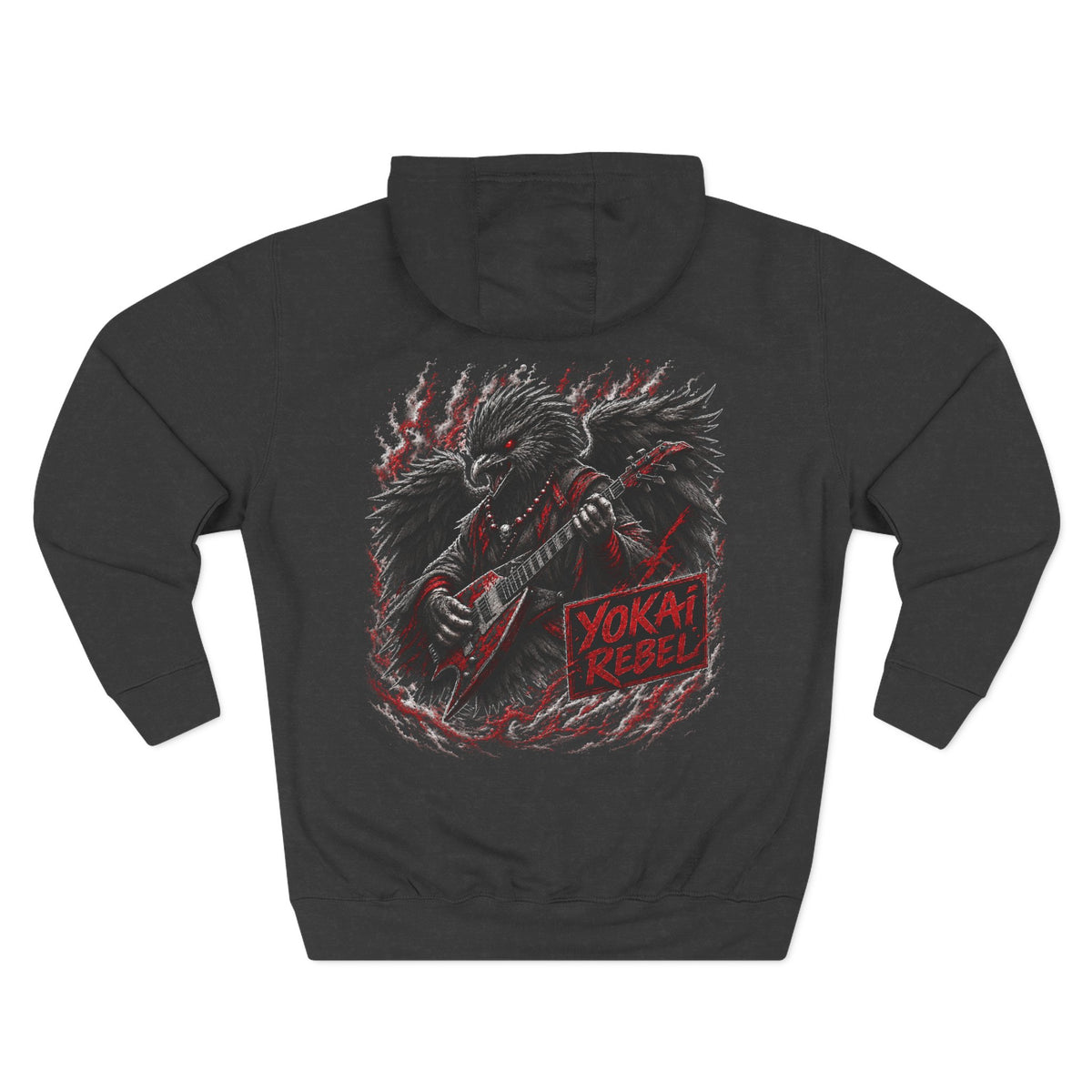 Yokai Rebel Hoodie — Karasu the Crow