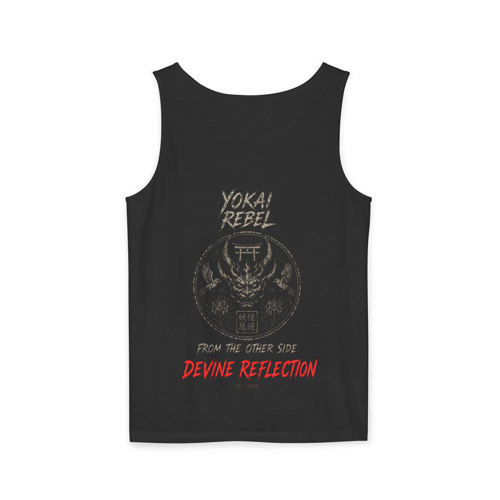 Yokai Rebel Tank Top - Shiro Kitsune, White Fox