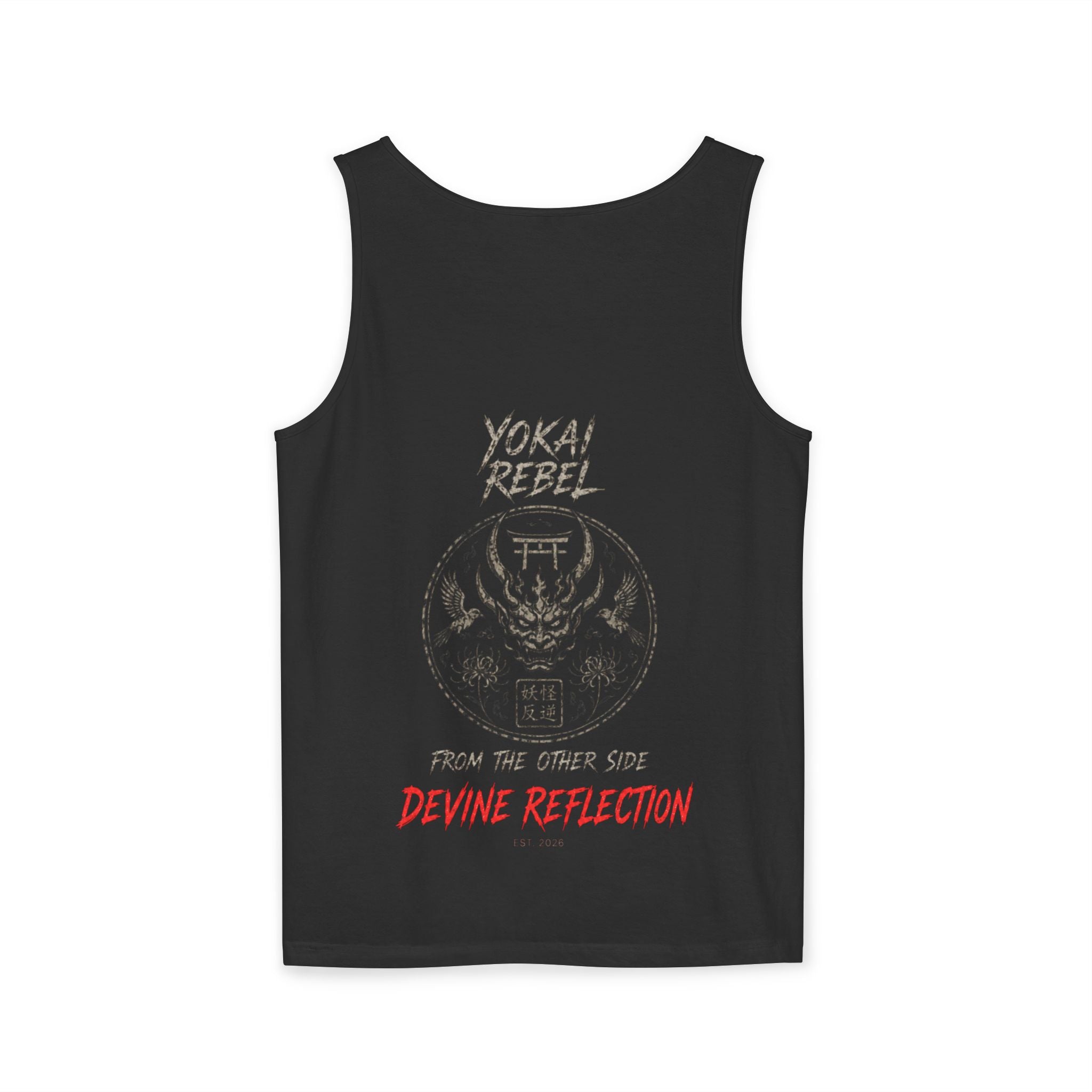 Yokai Rebel Tank Top - Shiro Kitsune, White Fox