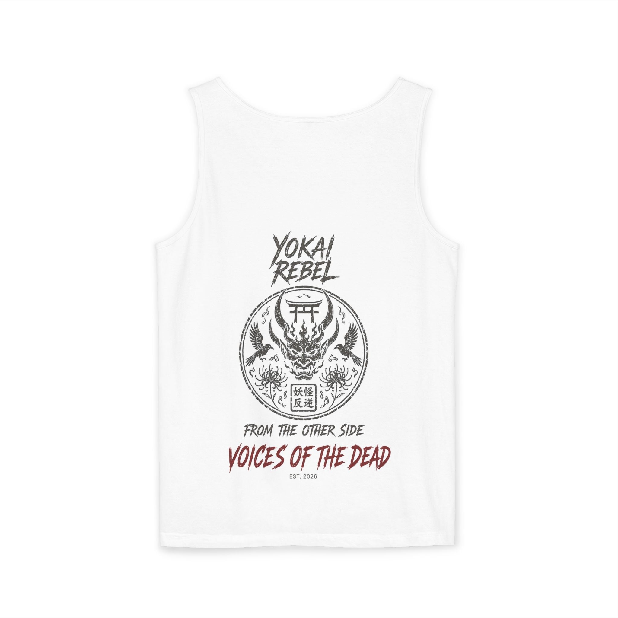 Yokai Rebel Tank Top - Karasu, the Crow