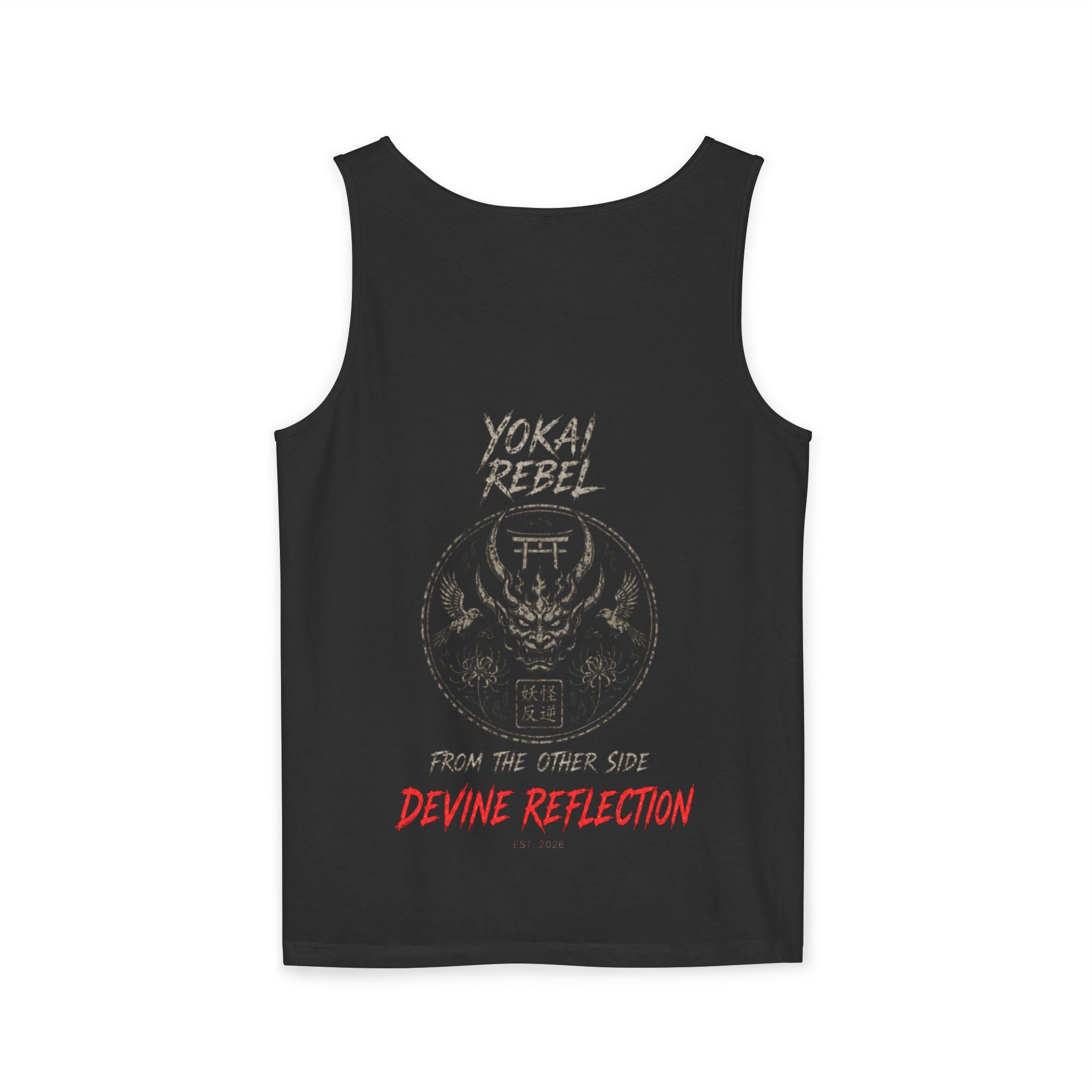 Yokai Rebel Tank Top - Shiro Kitsune, White Fox